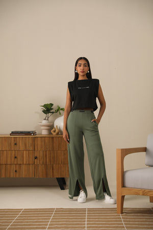 Casual Wide Leg Pants