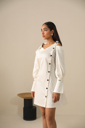 Deconstructed Shirt Dress